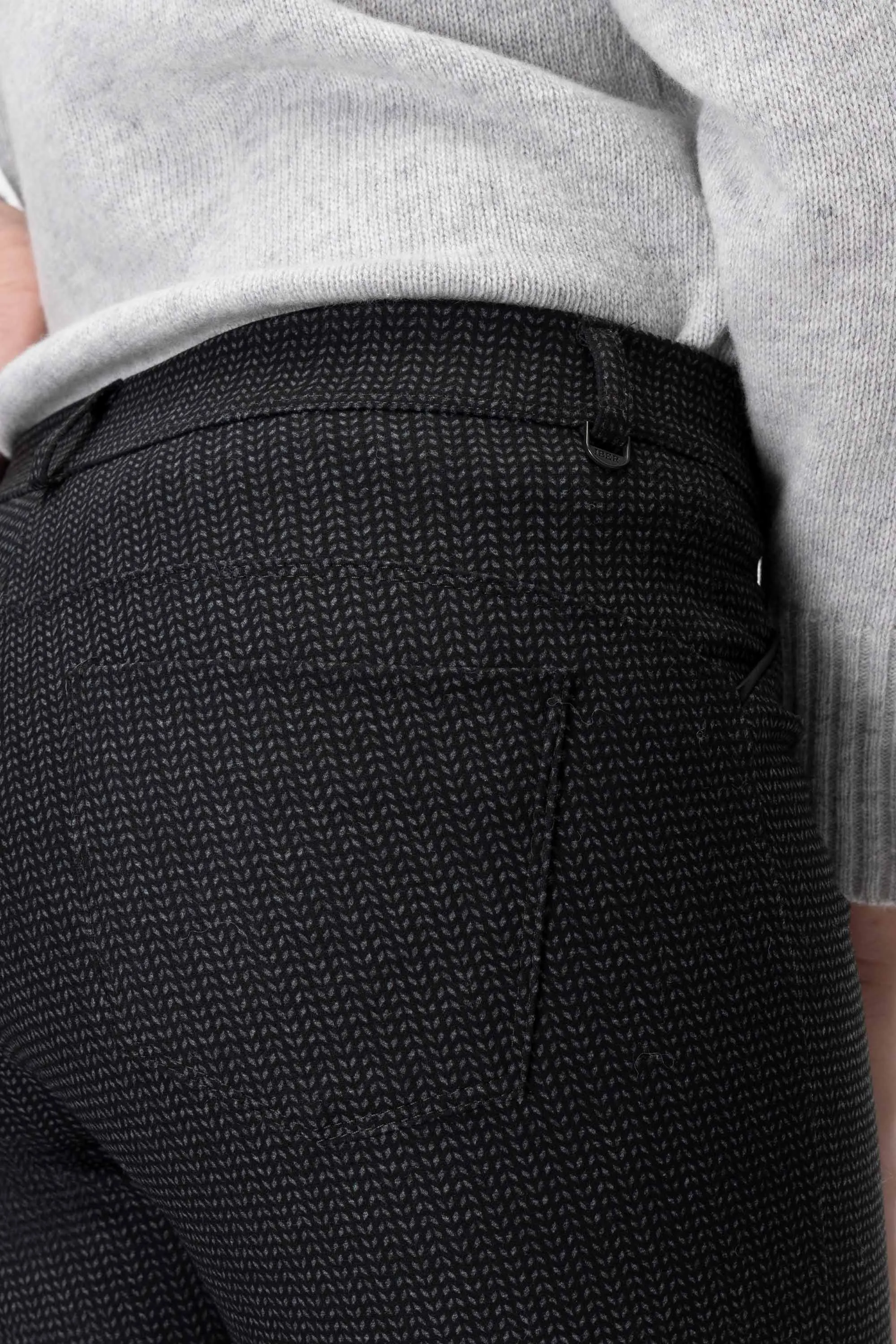 Anya PMS51 Pantalone in maglia jacquard