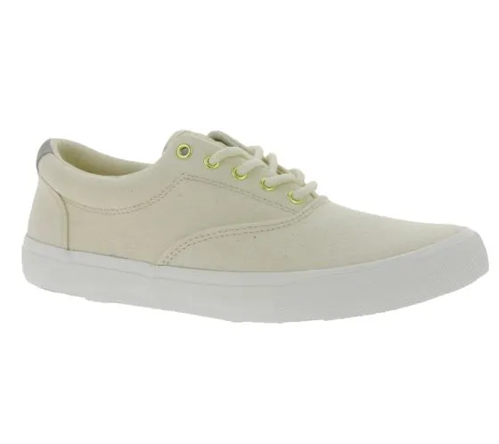 SPERRY Bahama Striper II Cvo Sneaker da uomo in tela con tecnologia Wave Siping STS24186 Beige
